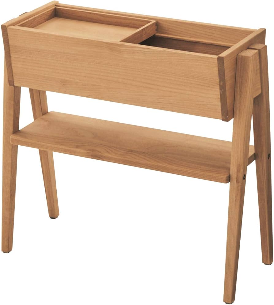 ベルメゾン　天然木アルダー材 マルチサイドラック サイドテーブル Amazon｜[ベルメゾン] サイドラック アルダー材 サイドテーブル 幅60